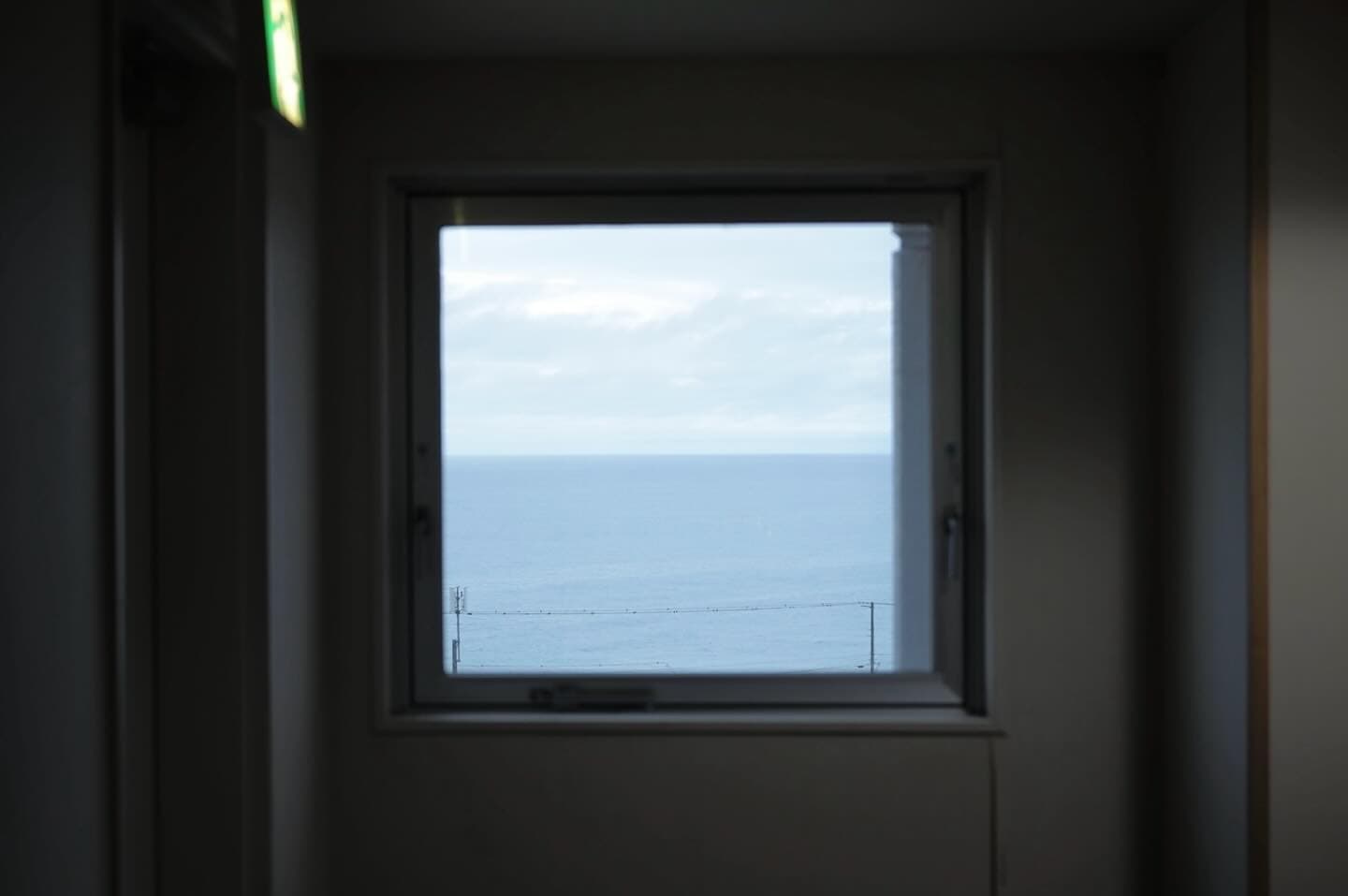 Sea from a window